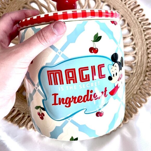 Disney Mickey Mouse Cherry Kitchen Storage Container - Picture 2 of 9